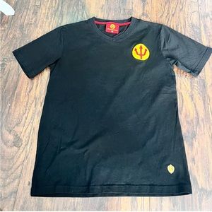 Belgian Red Devils T Shirt Soccer Football Black Yellow Size M UNISEX